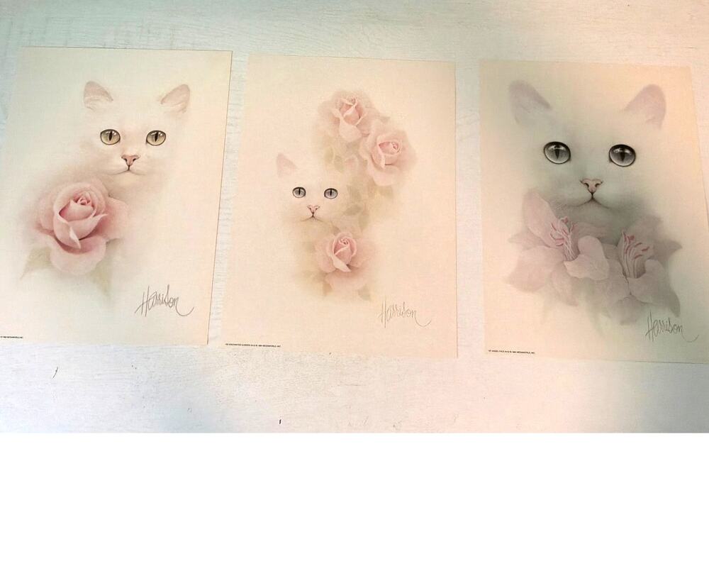 1982 Vintage Set of 6 Bob Harrison 9x12 Lithographs